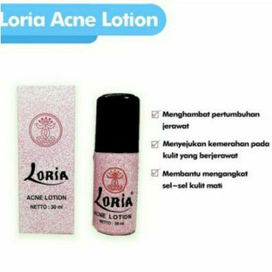 Loria Acne Lotion 30 ml / obat jerawat loria