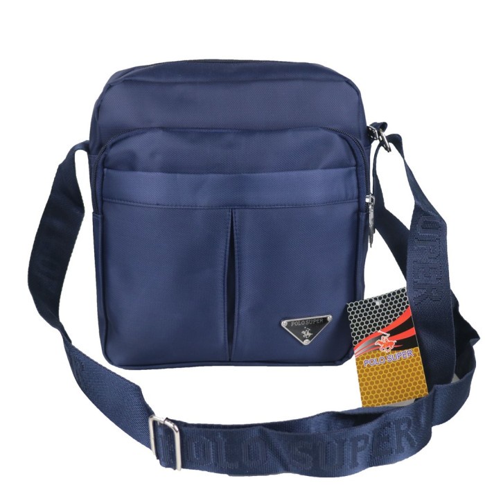 Super Polo USB Sling Original Pria Tas Dual Trendy Slempang bag PS 111