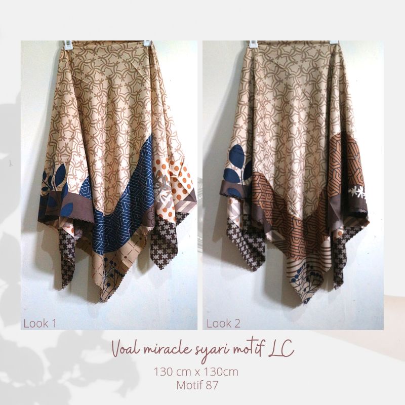 VOAL MIRACLE SYARI MOTIF UMAMA 130cm x 130cm PART 2-21