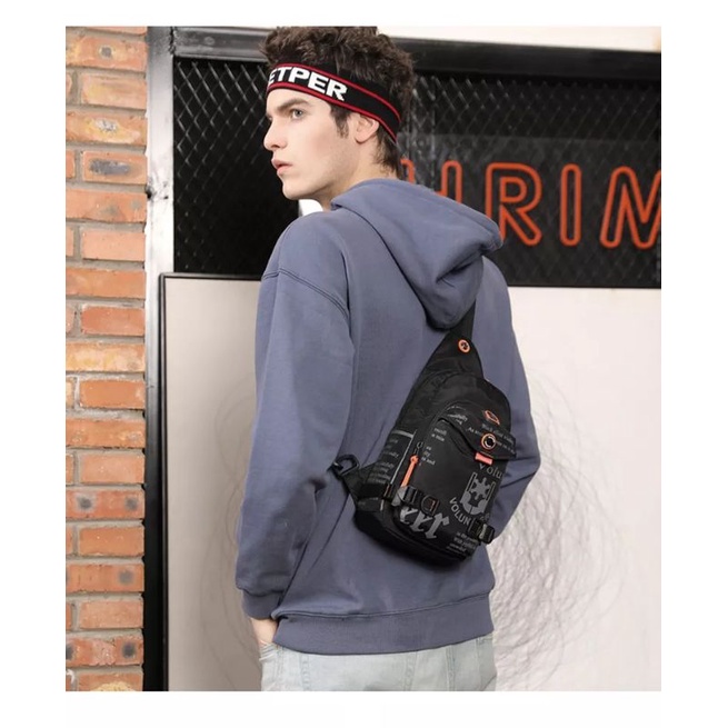 Tas Selempang Pria  Tas Sling bag Pria Tas Dada terbaru