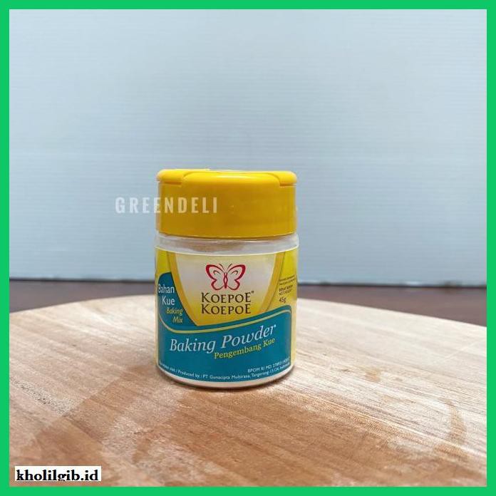 

Redwop-Gnikab- Baking Powder 45 Gram Koepoe Koepoe -Hallall.