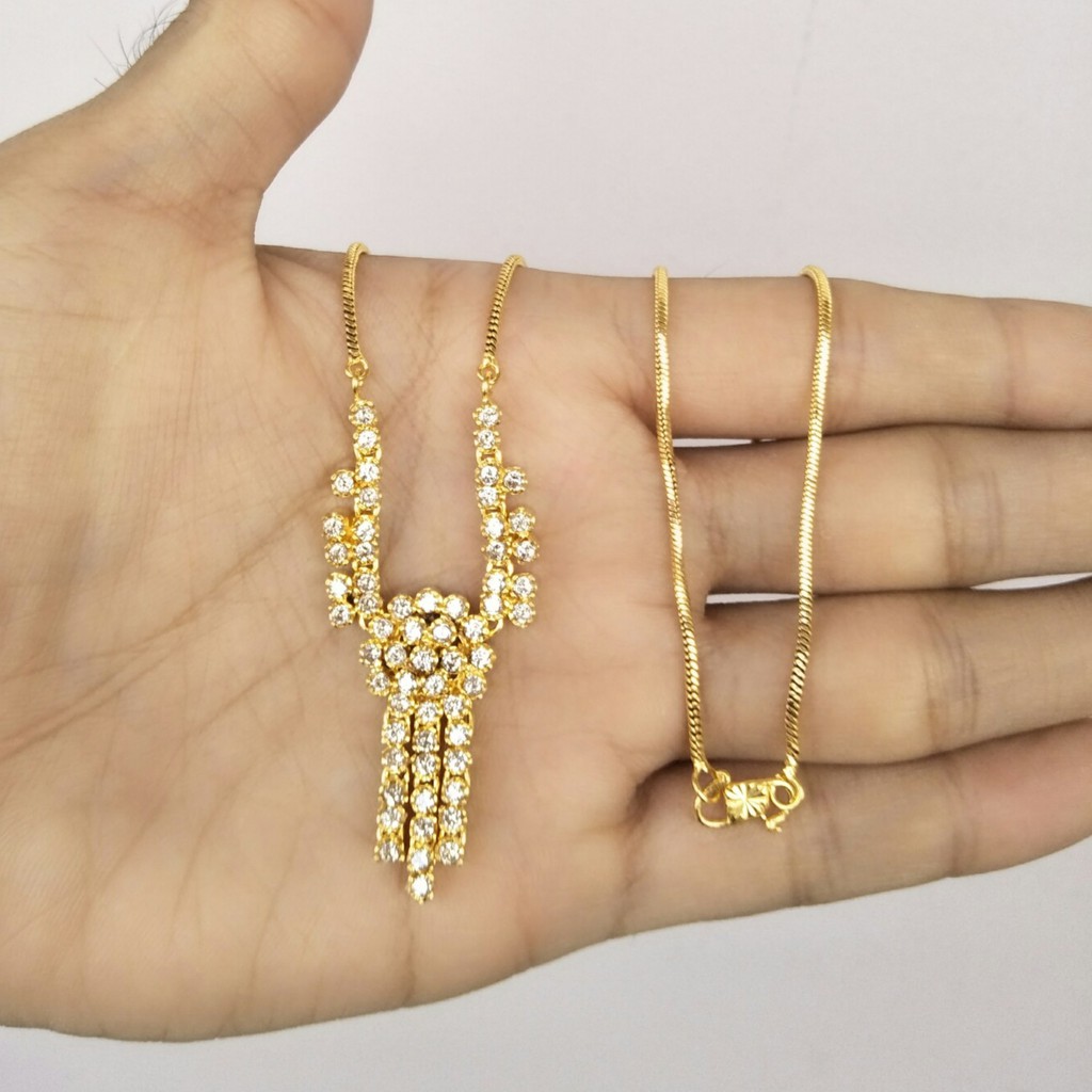 Perhiasan Kalung Koyek Borobudur Lapis Emas.