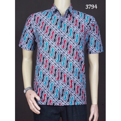 Baju Batik, Kemeja Batik Pria Modern BP3794 ASK