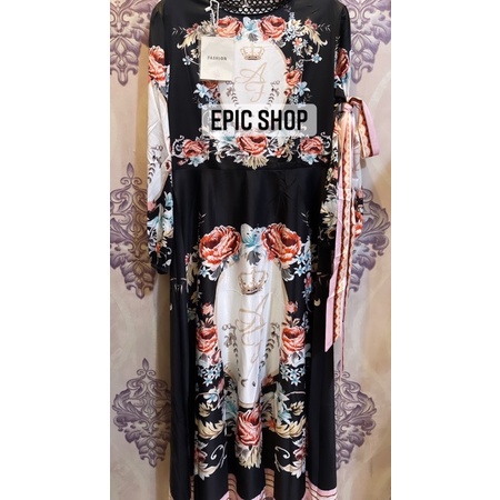 Gamis Silky import ori new tag label//Gamis sultan import//Gamis Viral sultan//Gamis best seller sut