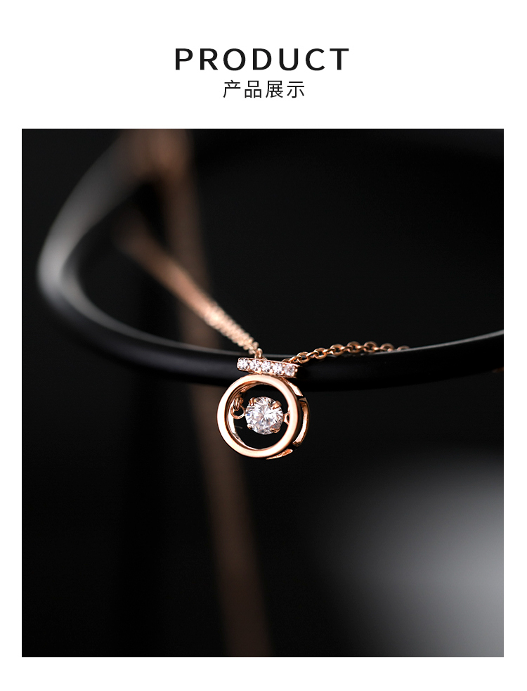 Kalung Klavikula Desain Hati Gaya Korea Untuk Hadiah Ulang Tahun