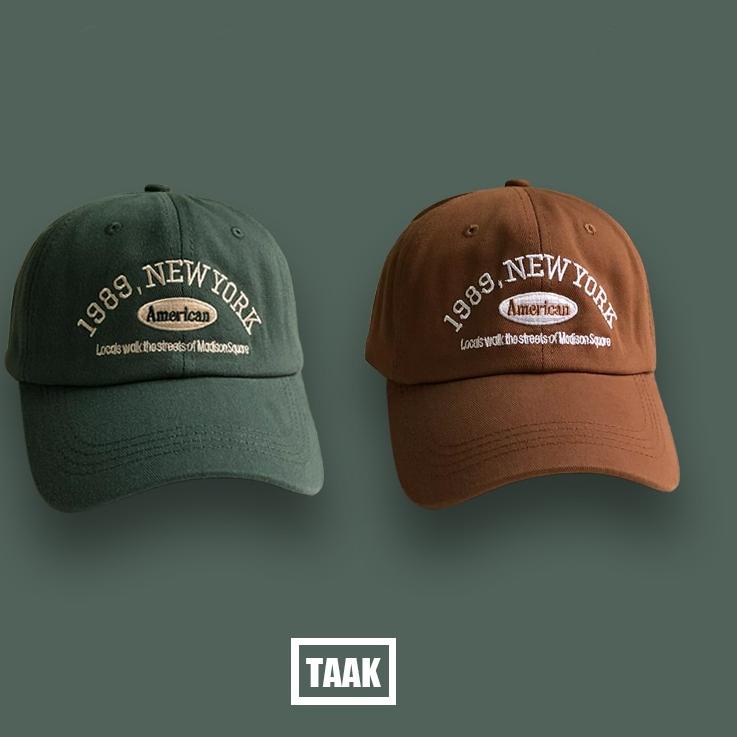 Serbu Update NEXTSTOP-200 Unisex Pria Wanita Hat Soft Material Bordir 1989 New York Topi Baseball