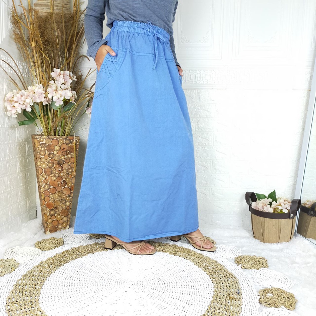 ROK JEANS WASHED MODEL A-LINE