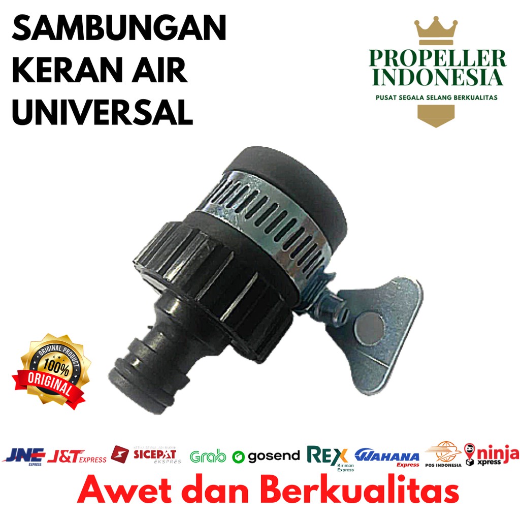 Sambungan Keran Universal Fleksible Tap Konektor Kran Air Universal