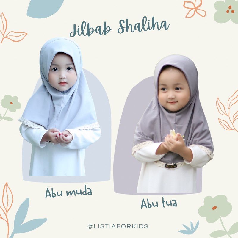 jilbab SALIHA | jilbab anak perempuan 1 2 3 4 5 Th