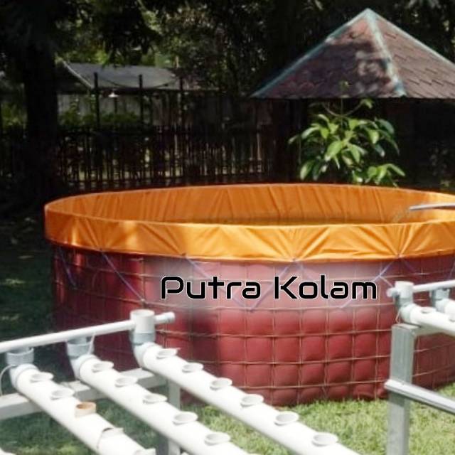 Kolam Bioflok diameter 3m Fullset