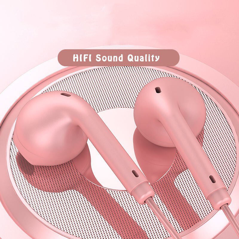 SILVERTECH HEADSET HANDSFREE EARPHONE MACARON MATE COLOR HIFI EXTRA BASS