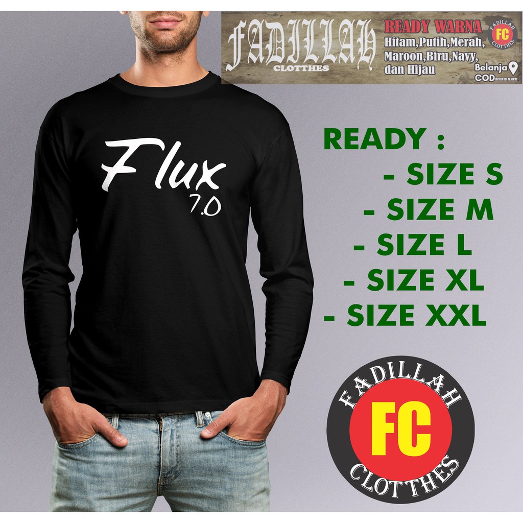 Kaos Sepeda Pasific Flux 7.0 Lengan Panjang Baju Sport