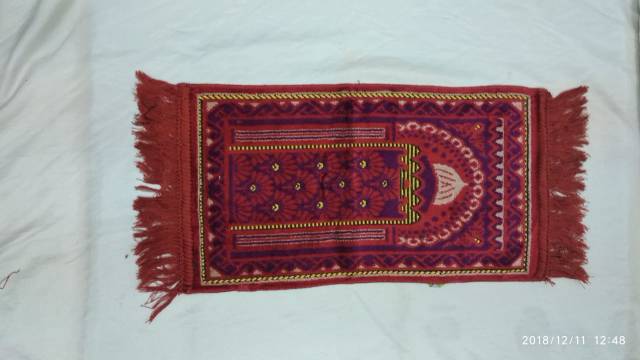 Sajadah muka traveling size 26cm x 46cm