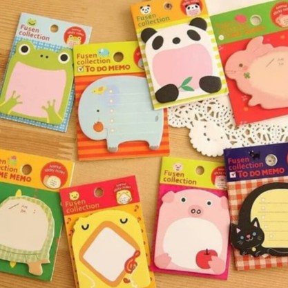 

MEMO STICKY NOTES BOOK MINI POST IT LUCU MEMP PAD KECIL HEWAN