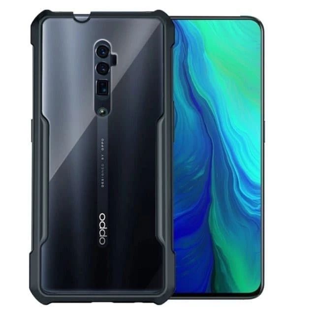 CASE OPPO RENO 4 / OPPO RENO 4 PRO / OPPO RENO 5 / OPPO RENO 5 PRO / OPPO RENO6 5G / OPPO RENO 6 PRO PLUS XUNDD BEATLE ORIGINAL SOFT HARD CASE HYBRID ARMOR - CLEAR LIST BLACK