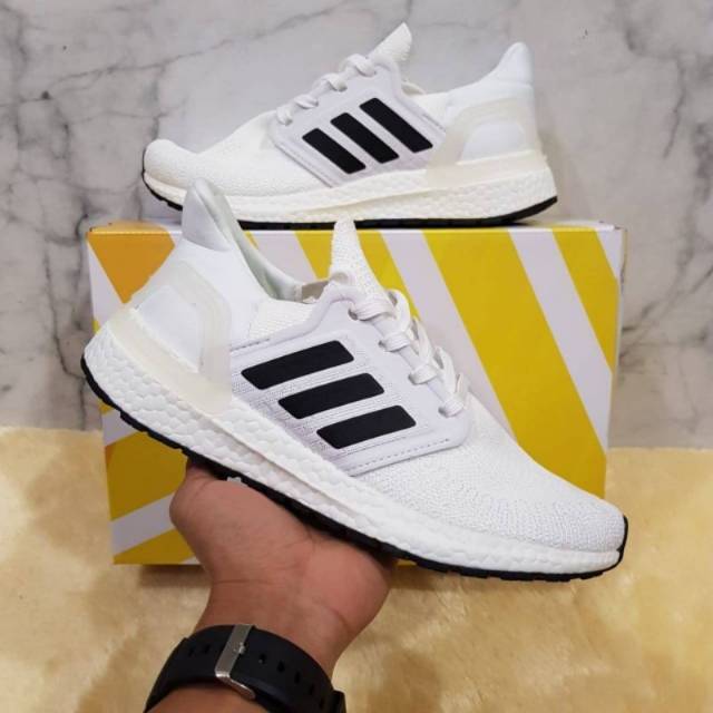 white and black ultra boost 20