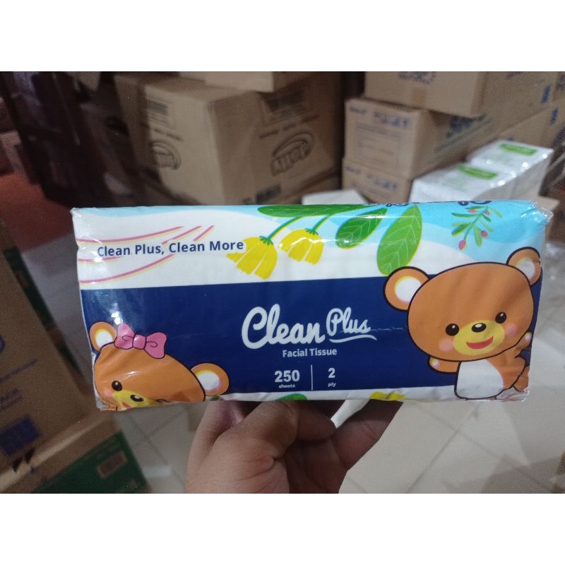 tissue clean plus 250 sheets