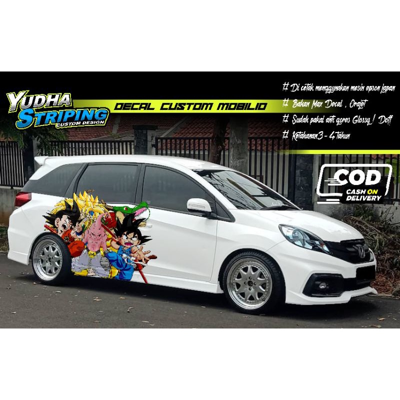 STICKER VARIASI JAZZ, BRIO, JAZZ, MOBILIO, DLL / STIKER MOBIL MOBILIO ANIME