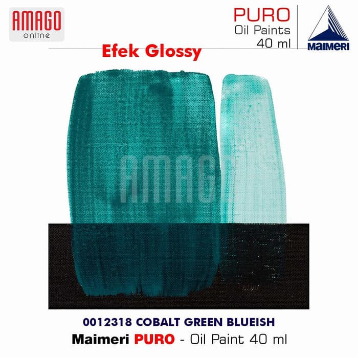 MAIMERI PURO - OIL PAINT - COBALT GREEN BLUEISH - 40ML - M0012318