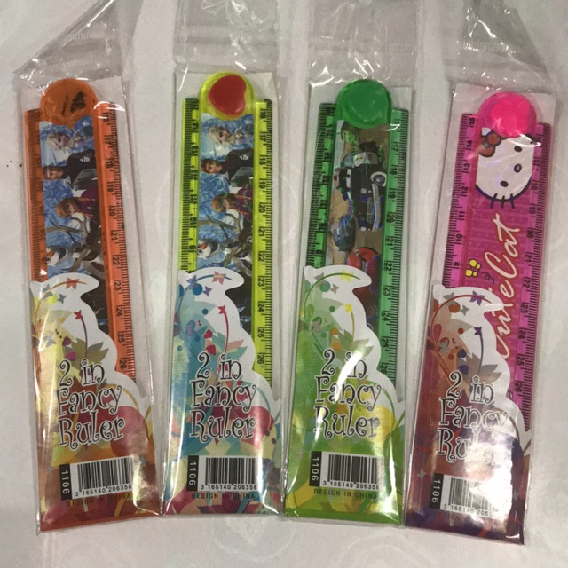 

2 in Fancy Ruler Penggaris Lipat Karakter