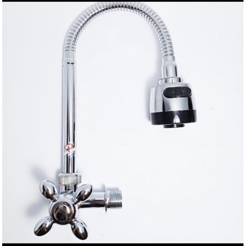 kran angsa stanlis kran cuci piring asli sus 304/ kran dapur stainless sus 304 anti karat/ Kran cuci