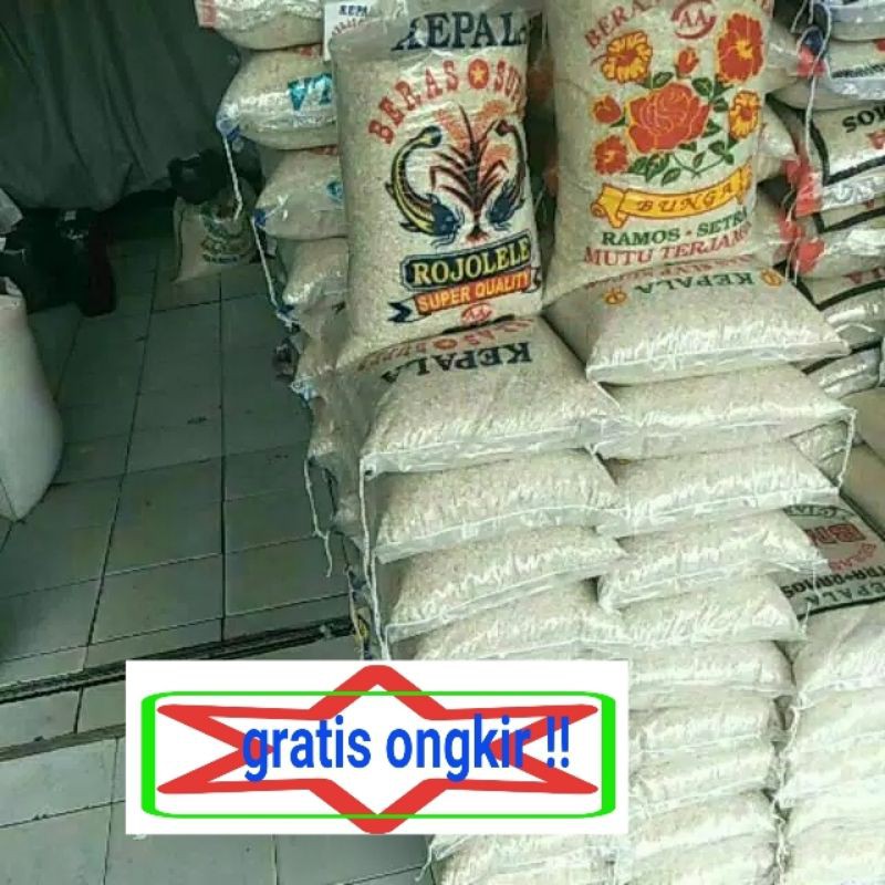 

Beras Rojolele 5kg kiloan full ,via gojek