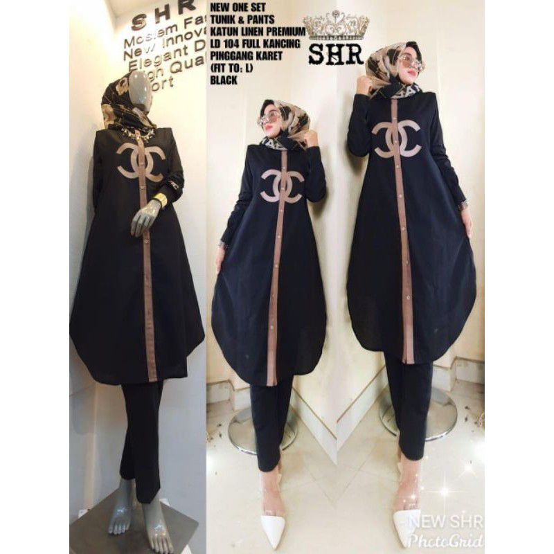 READY!!!ORI SHR!!!NEWWW TUNIK + CELANA!!!GOOD QUALITY!!!