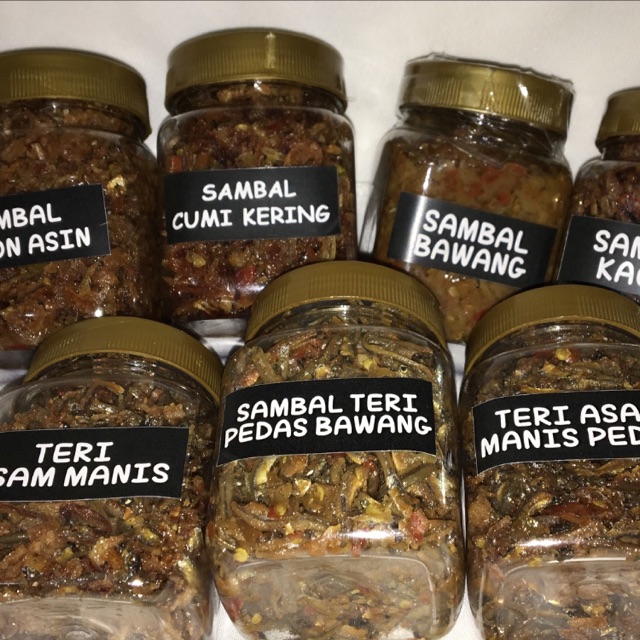 

Aneka Sambal Ce'Ami (Bawang, Teri, Cumi dan Rebon)