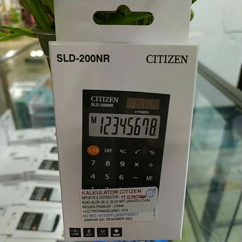 

Kalkulator Citizen SLD 200NR/8