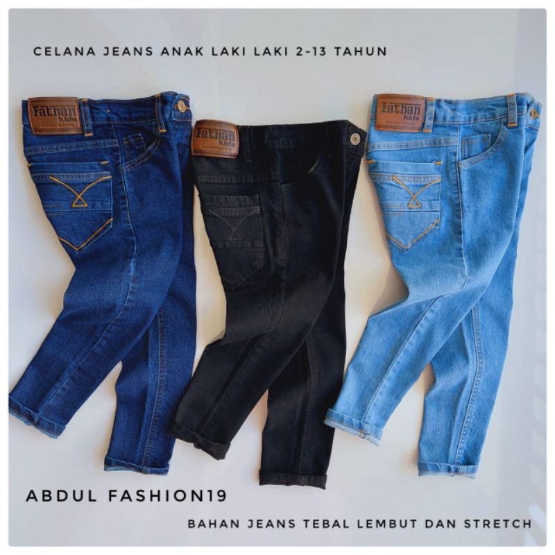 Celana Jeans Panjang Wos Terbaru Anak Cowok 4 -12 Tahun Celana Anak Laki Laki Terlaris