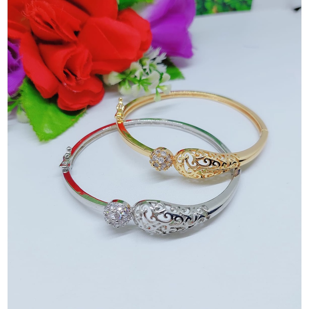 Gelang xuping permata lapis emas perhiasan fashion