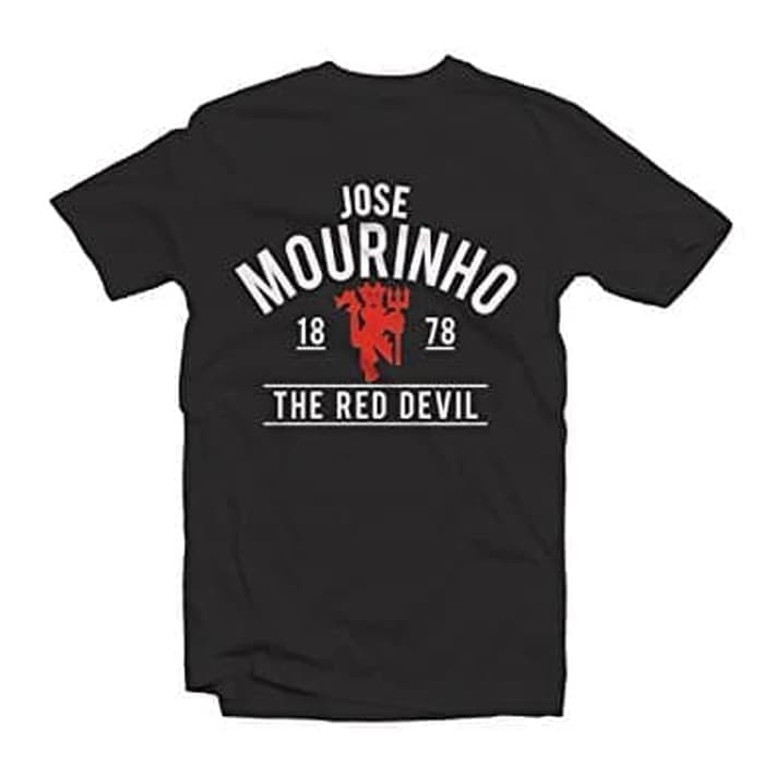Kaos Tshirt Baju Combed 30S Distro Jose Mourinho The Red Devil United