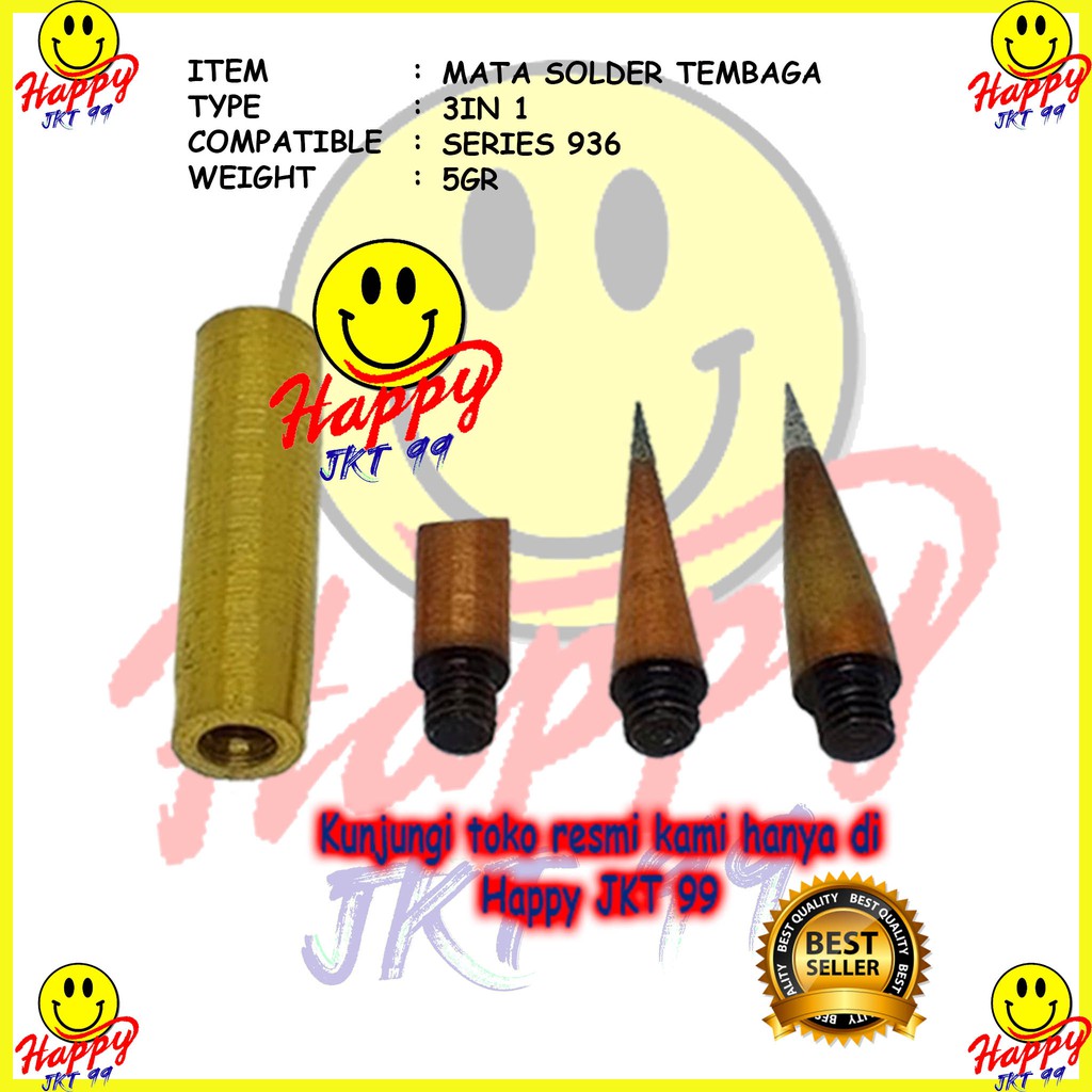 [ HAPPY JKT 99 ] MATA SOLDER TEMBAGA 936 1SET 1 SET 4 IN 1 4IN1