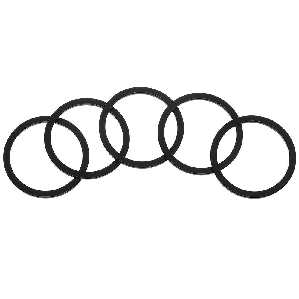 Nanas 5 Pcs Roda Gila Hub Spacer Aksesoris Sepeda MTB Praktis Aluminium Alloy As Mesin Cuci Gasket