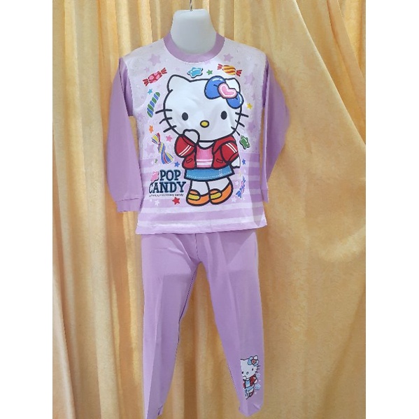 Baju tidur anak hello kitty