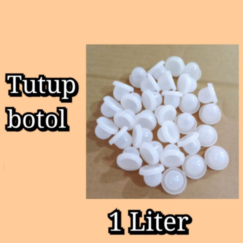 { 100PCS } TUTUP BOTOL 1 LITER / BOLES / BOTOL JAMU / BOTOL SUSU / BOTOL KOPI