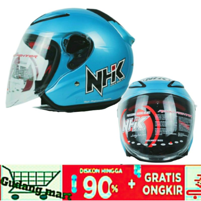 Helm NHK R6 Blue OFFICIAL NHK R6 Technical Internasional