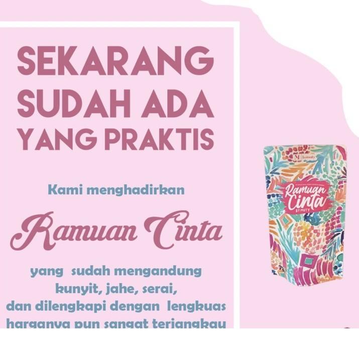 

Big Sale RAMUAN CINTA BY MUTY kemasan 70gr untuk 14x SEDUH
