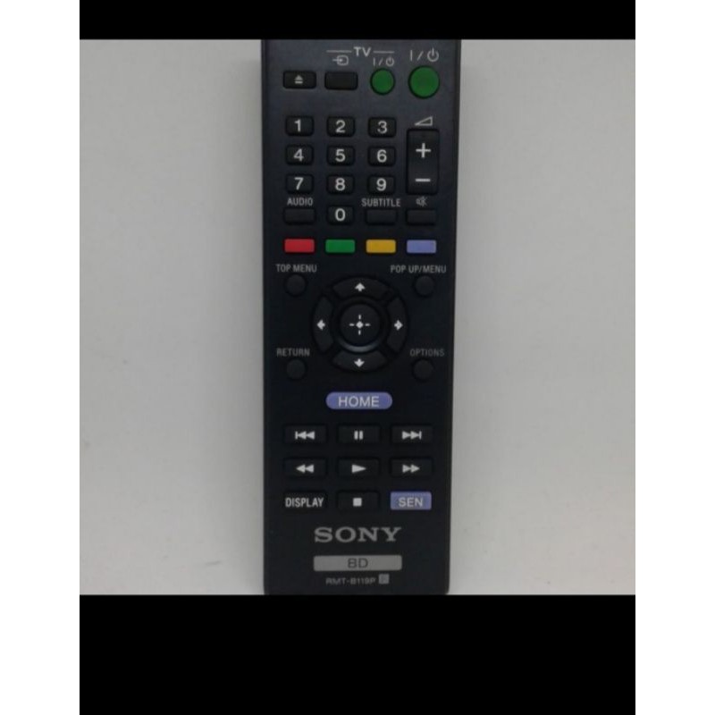 REMOTE REMOT DVD SONY BLU RAY RMT-B119P ORIGINAL ASLI