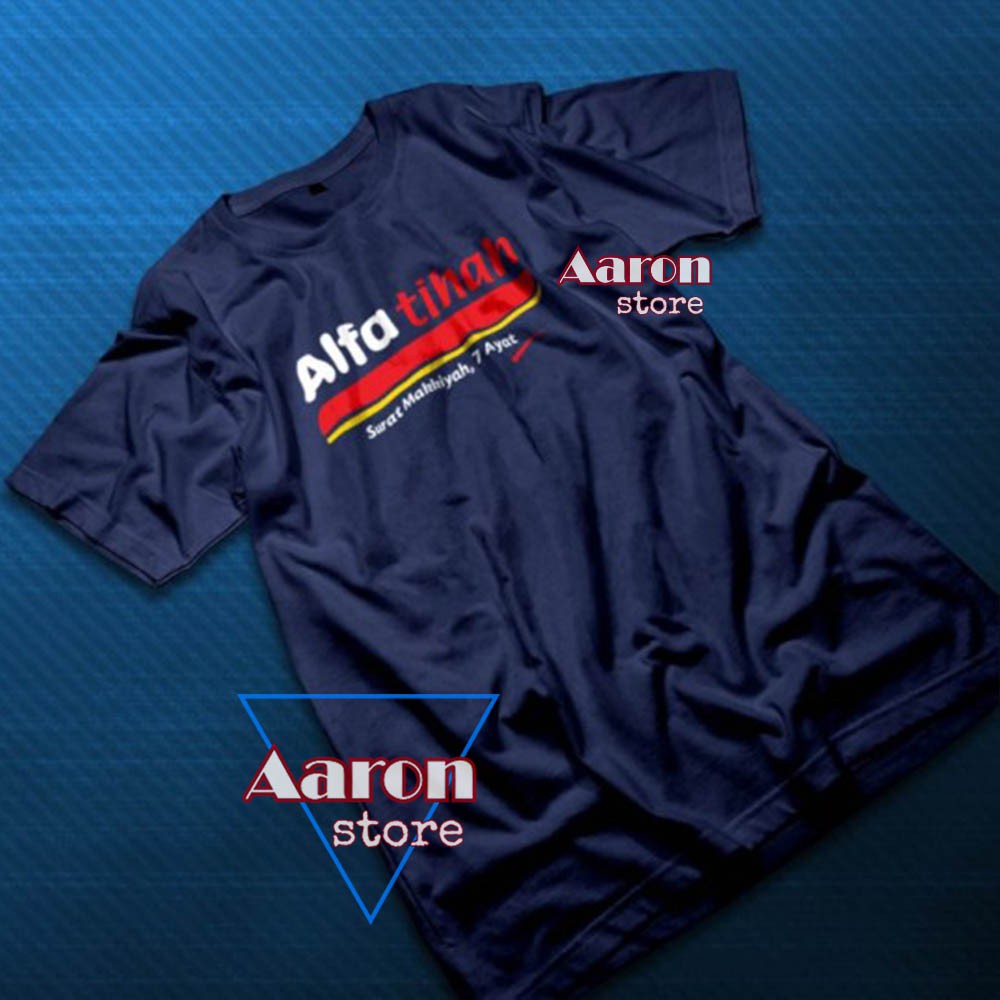 Kaos Alfatihah Plesetan Alfamart