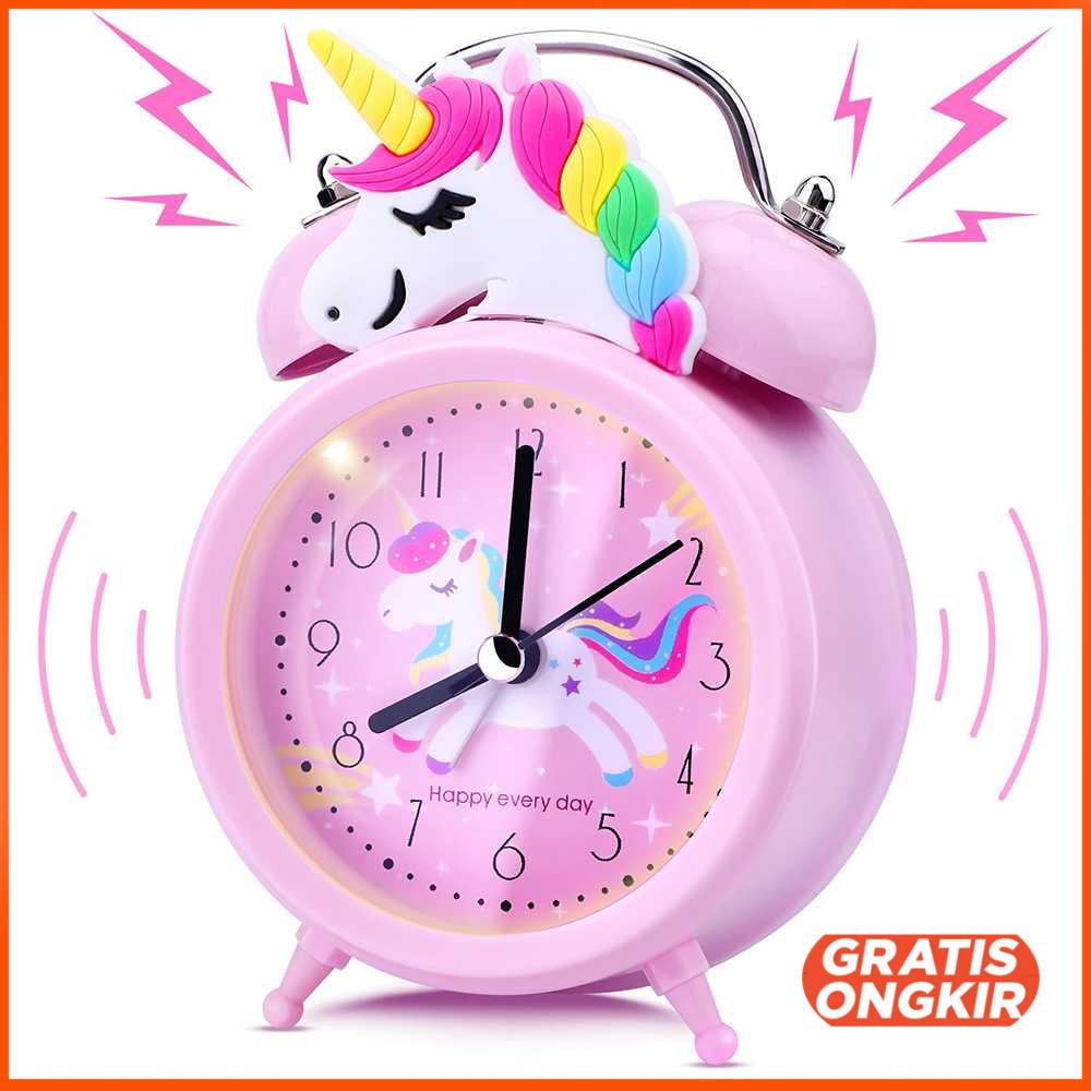 Jam Weker Alarm Model Classic Unicorn DS0223