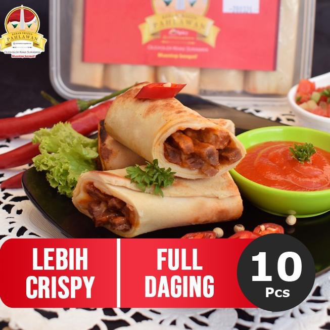 

Terbaru Kebab Frozen Mini Spicy Isi 10 Full Daging Tortilla Crispy Halal Kebab Pahlawan Official