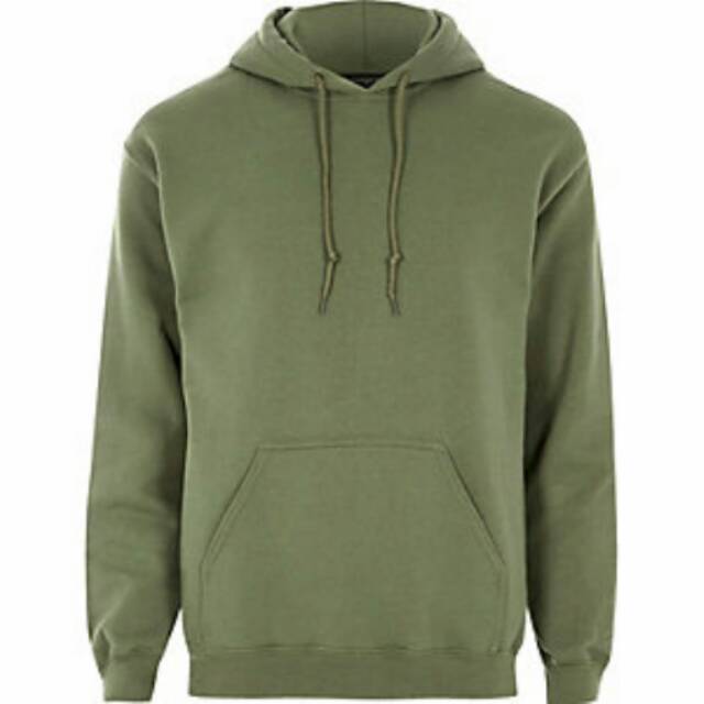  Sweater  hoodie  jumper warna  green army  ada big size m l 
