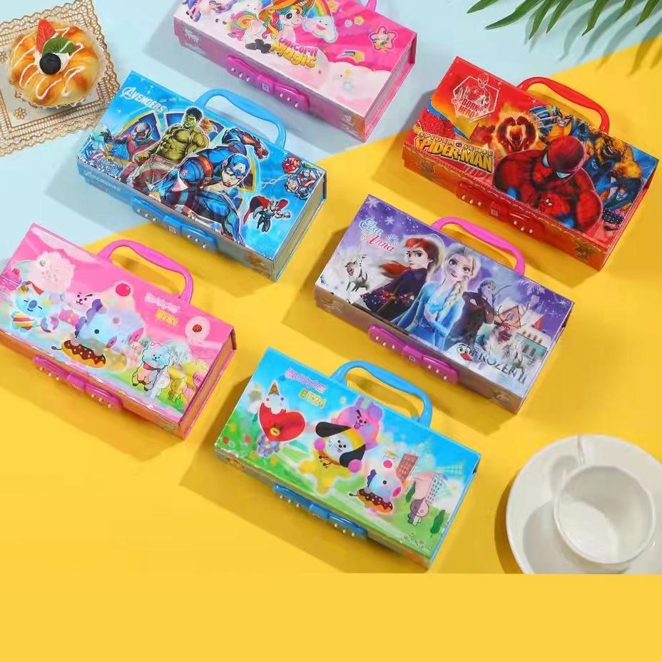 

Best - SOS Kotak Pensil Karton Kode tingkat 3 / Tempat Pensil / Pencil Case