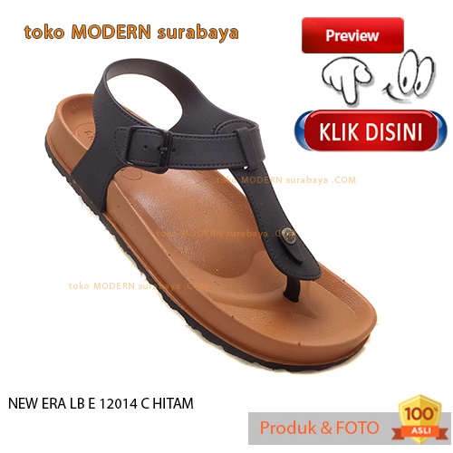 Sandal wanita casual sandal jepit karet murah NEW ERA LB E 12014 C