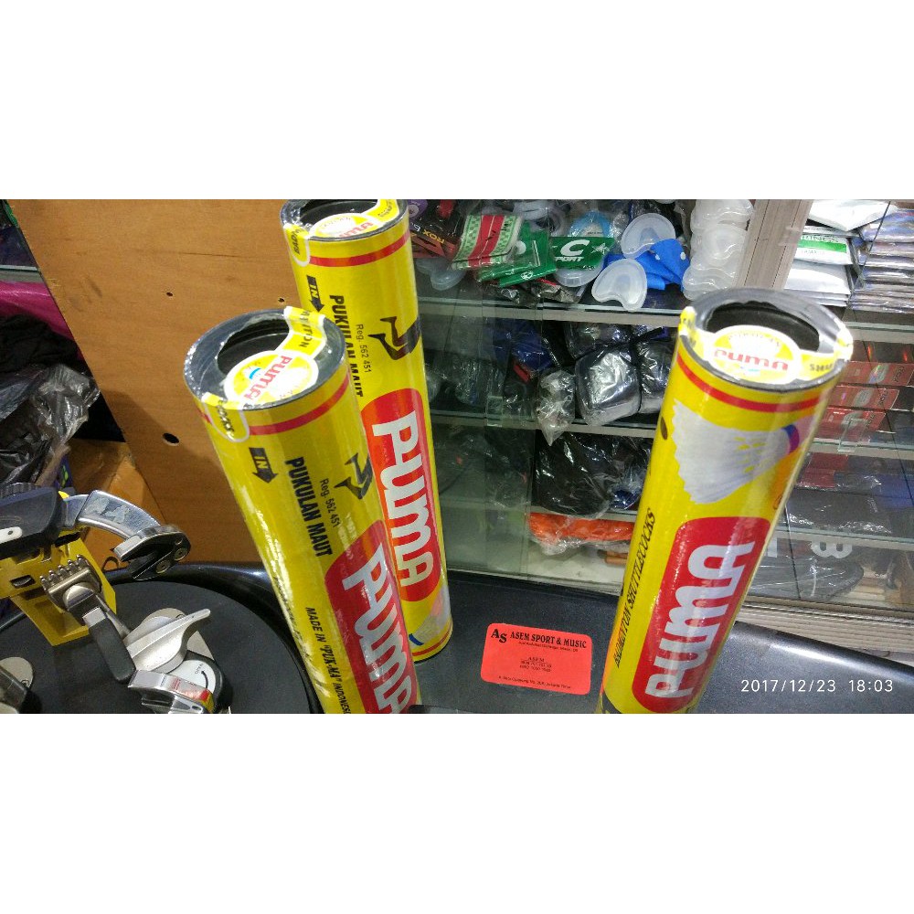 shuttlecock puma kuning original