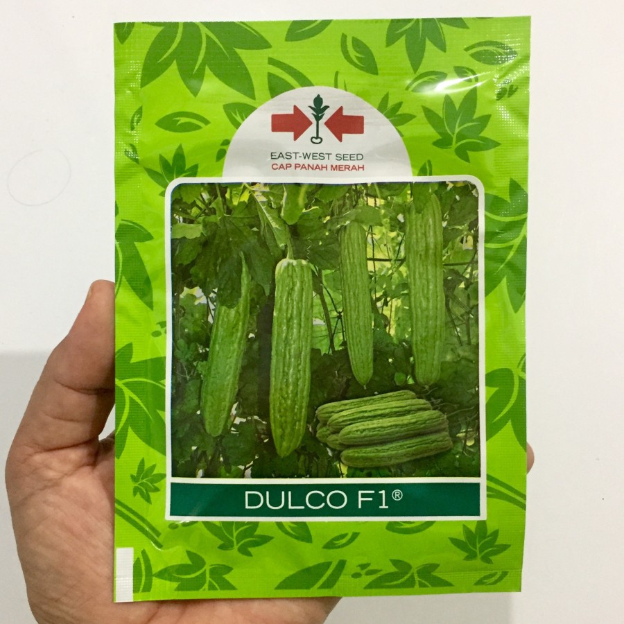Benih Bibit Pare Paria Hibrida DULCO F1 Cap Panah Merah 10gr kemasan asli