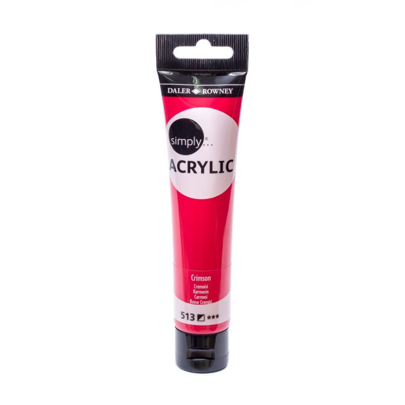 

Daler Rowney SIMPLY ACRYLIC Crimson - 75 ml (126975513)