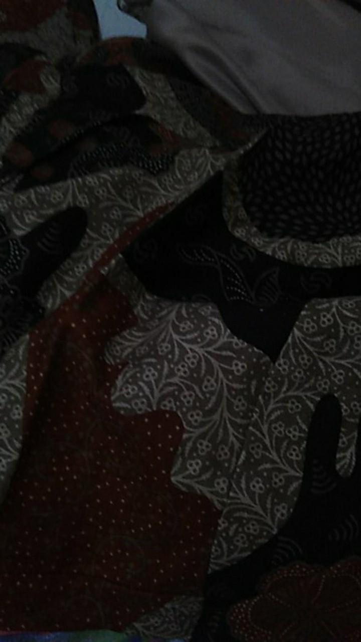 Kebaya Batik Couple Annisa Brown Rose | Kebaya Modern [ Free Jilbab ]