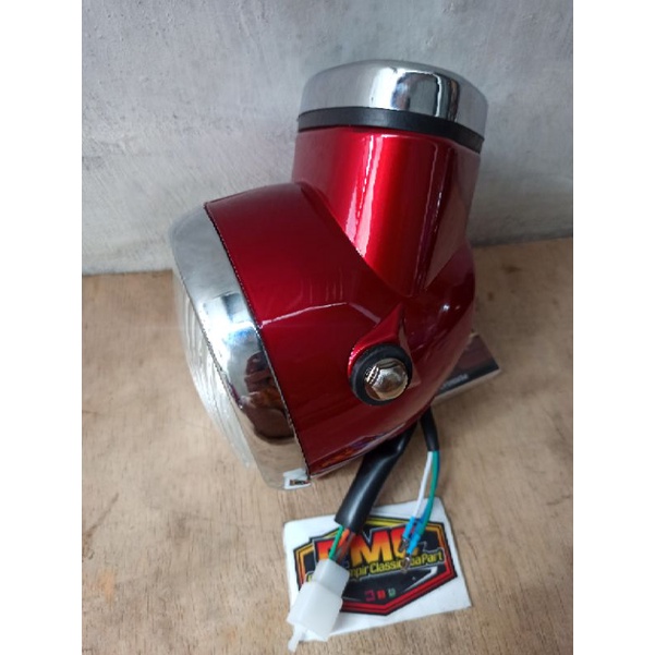 BATOK ASTRA S90 SET LAMPU DAN SPIDO BATOK S90 HITAM DAN MERAH